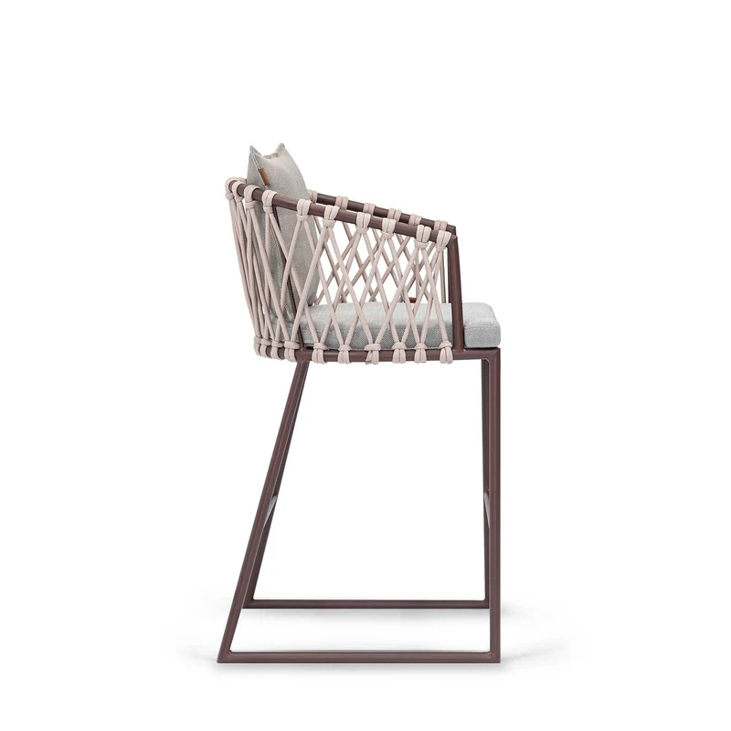 Sancrea Solaris 607- Aluminium & Rope Accent Armchair
