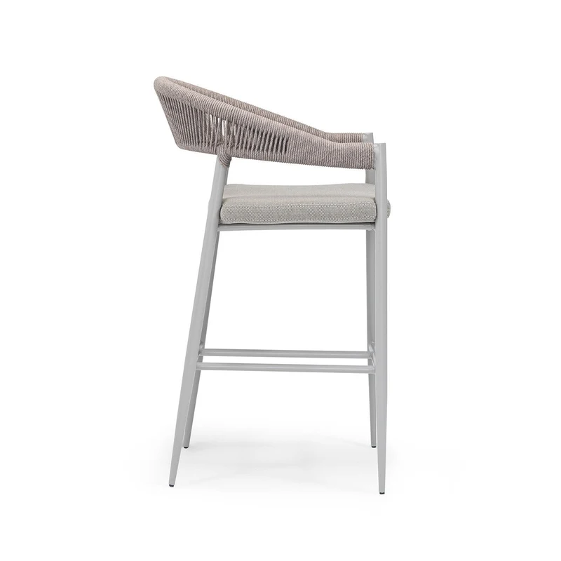 Sancrea 615- Rope Wrapped Aluminium Bar Stool