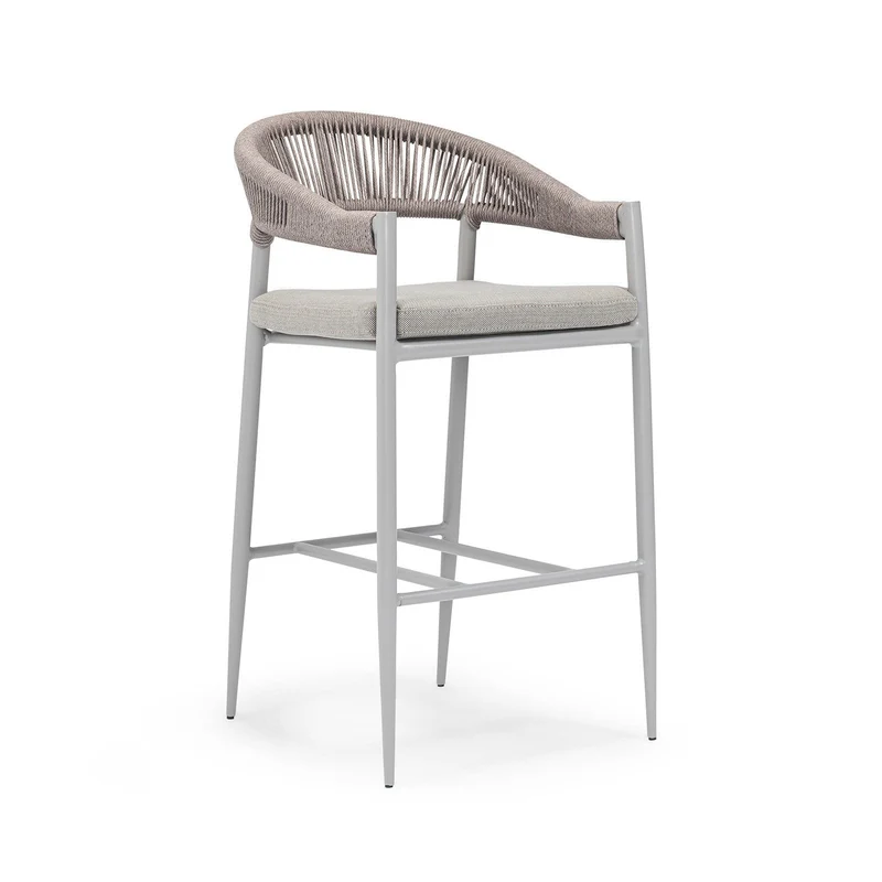 Sancrea 615- Rope Wrapped Aluminium Bar Stool