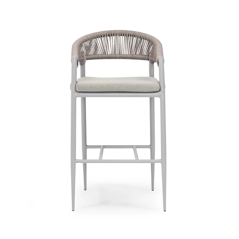 Sancrea 615- Rope Wrapped Aluminium Bar Stool