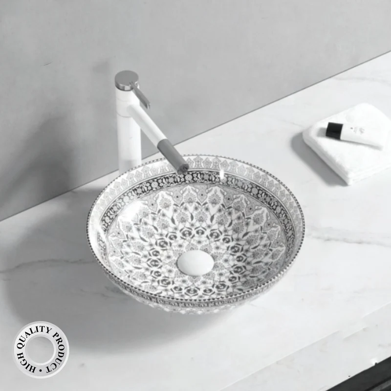 Tuscani TBYP009QH | TBYP008GR - Deck Mounted Designer Basin