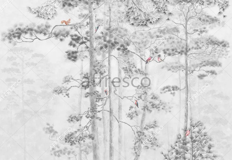 Murals, Frescoes and photo wallpaper. Forest Art. ID137607