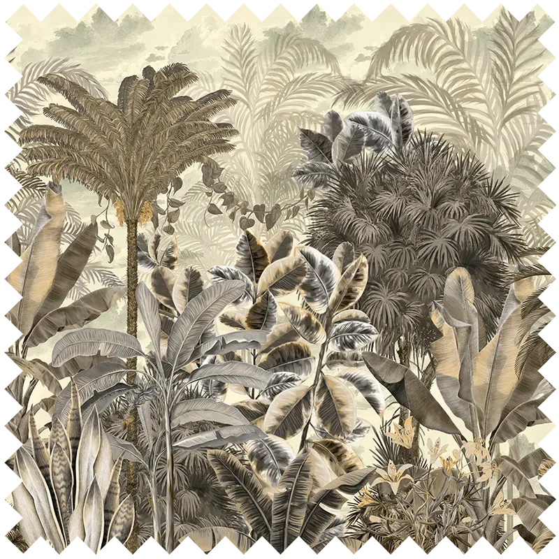 Fabric Gardenaria Sepia
