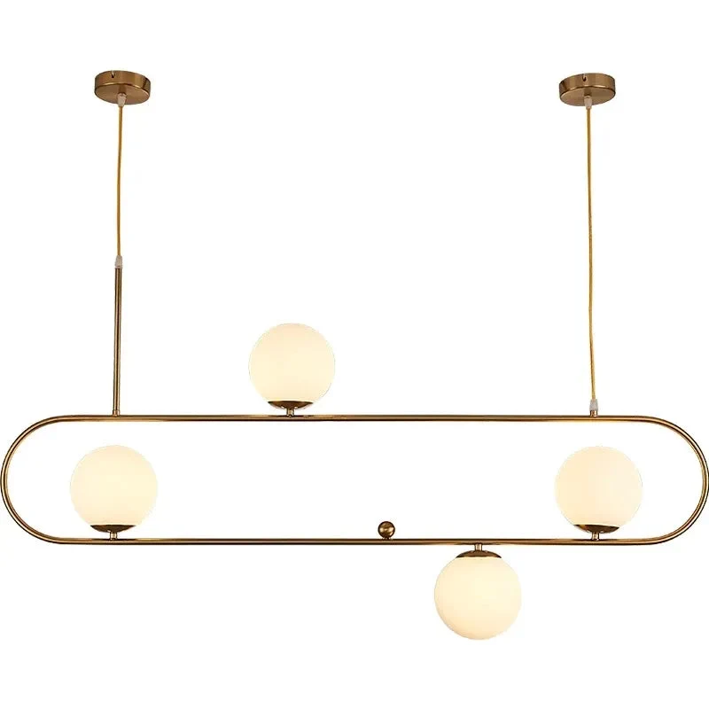 Suspension Golden Pendant Lights Metal Glass Mirror Ball Hanging Lamp Kitchen Modern Lighting Fixtures Hanging Light