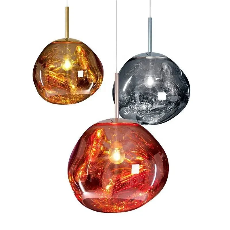 Nordic modern minimalist light luxury glass chandelier bedroom porch balcony aisle cloakroom starry chandelier
