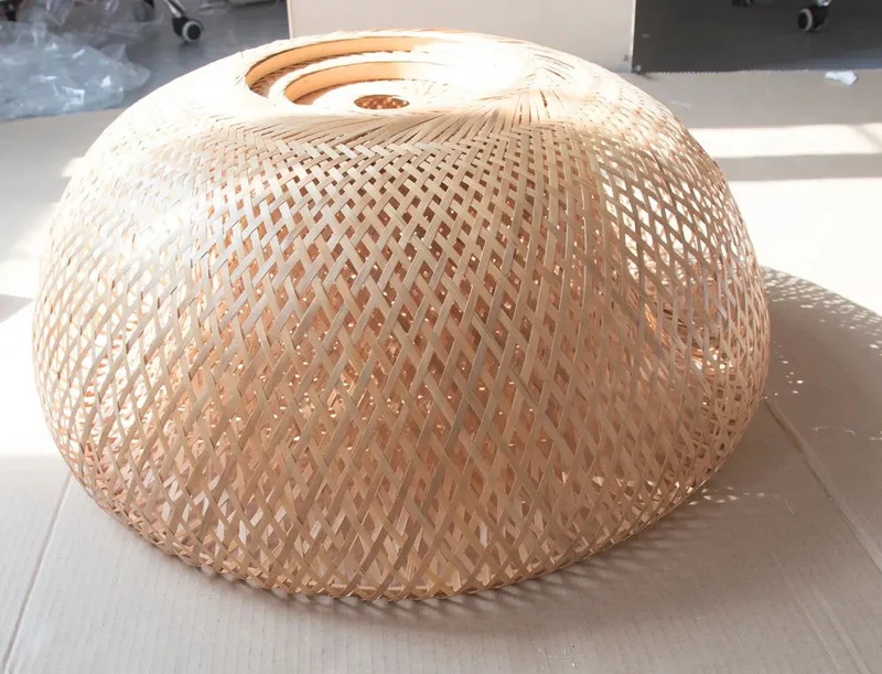 Pastoral bamboo chandelier restaurant lamp lantern