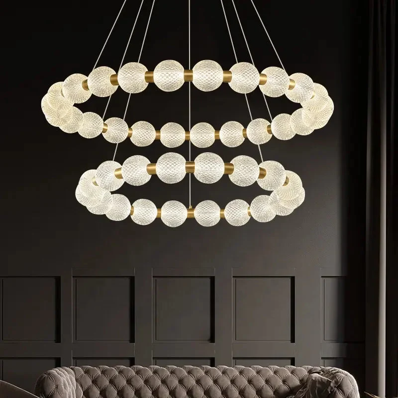 Brass Round Chandeliers Pendant light