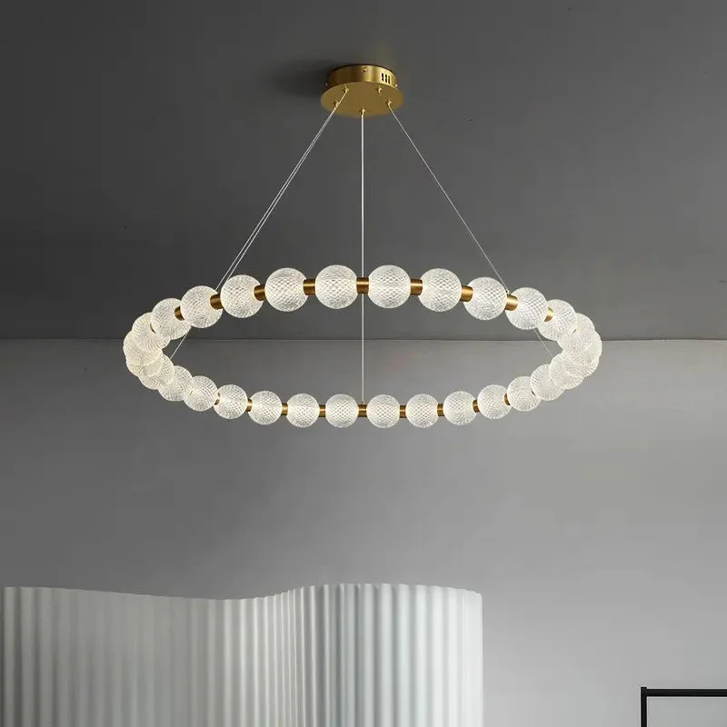 Brass Round Chandeliers Pendant light
