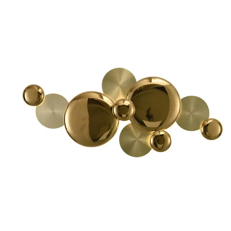 Modern Creative Wall Lamp Living Room Bedroom Luxury Golden Background Wall Combination Decorative Ins Trendy Wall Lamps Fixture