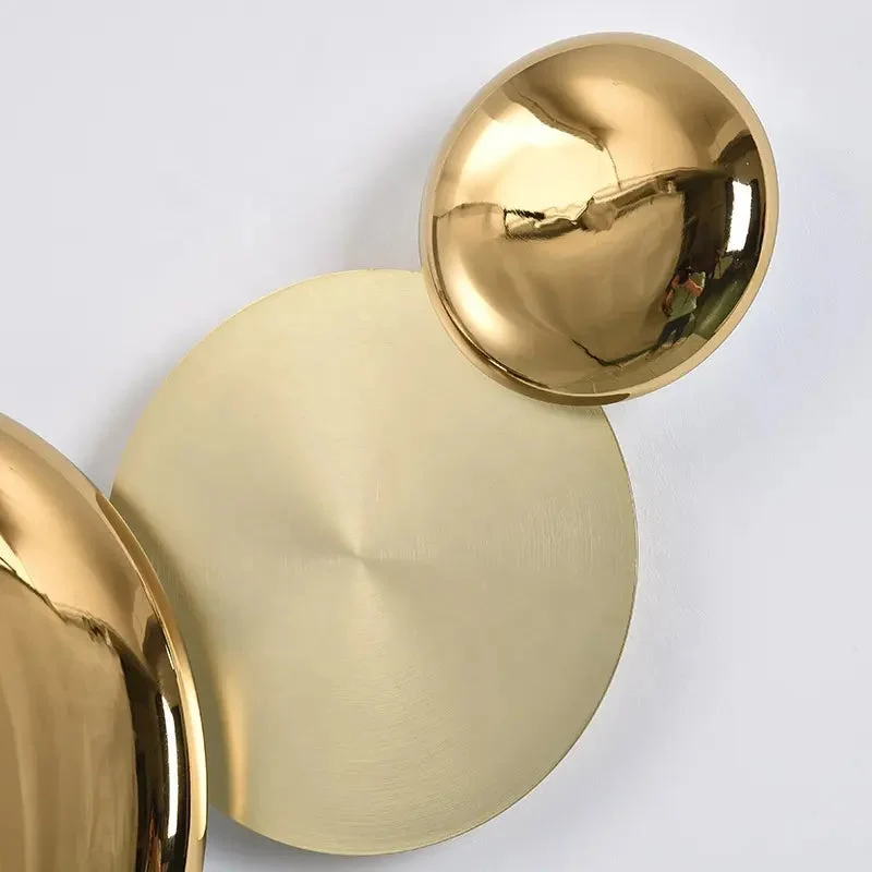 Modern Creative Wall Lamp Living Room Bedroom Luxury Golden Background Wall Combination Decorative Ins Trendy Wall Lamps Fixture