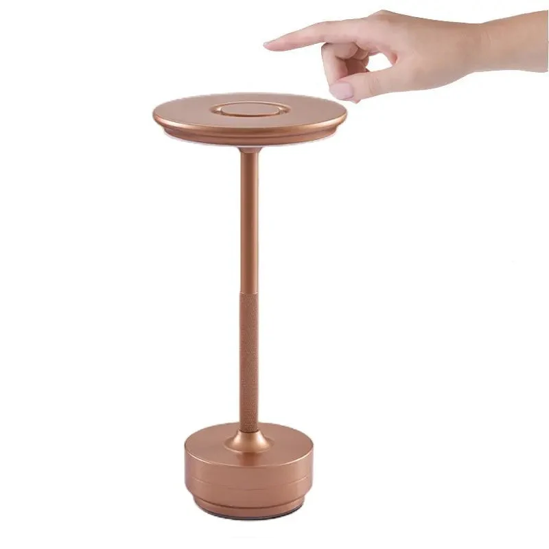 Touch Led Charging Table Lamp Creative Dining Hotel Bar Coffee Table Lamp Outdoor Night Light Living Room Decorative Desk Lamps