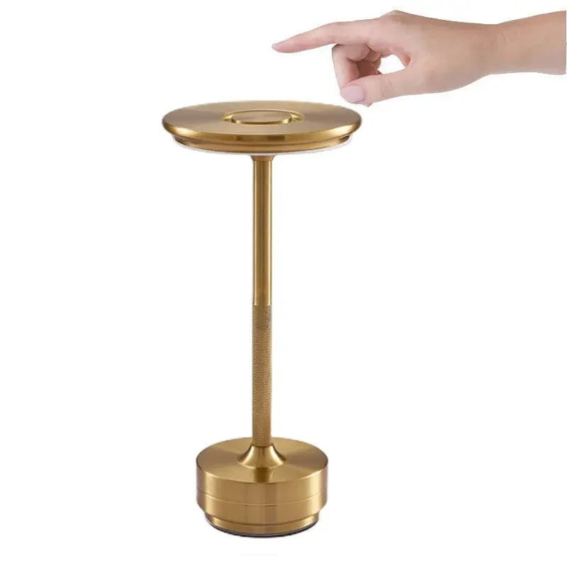 Touch Led Charging Table Lamp Creative Dining Hotel Bar Coffee Table Lamp Outdoor Night Light Living Room Decorative Desk Lamps