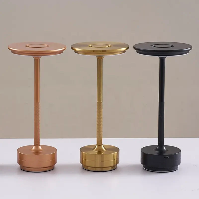 Touch Led Charging Table Lamp Creative Dining Hotel Bar Coffee Table Lamp Outdoor Night Light Living Room Decorative Desk Lamps