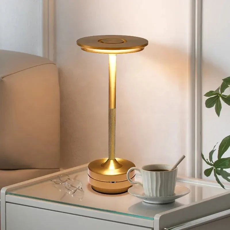 Touch Led Charging Table Lamp Creative Dining Hotel Bar Coffee Table Lamp Outdoor Night Light Living Room Decorative Desk Lamps