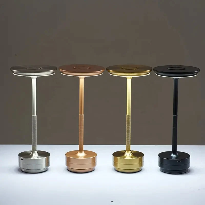 Touch Led Charging Table Lamp Creative Dining Hotel Bar Coffee Table Lamp Outdoor Night Light Living Room Decorative Desk Lamps