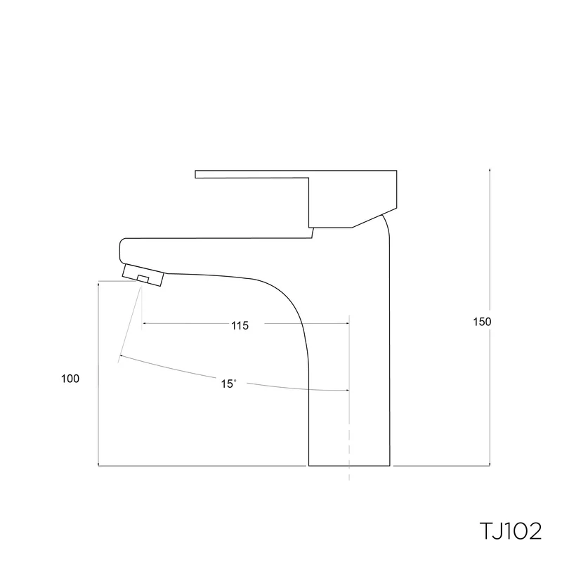 TJ102 - Jivani Series Basin Mixer