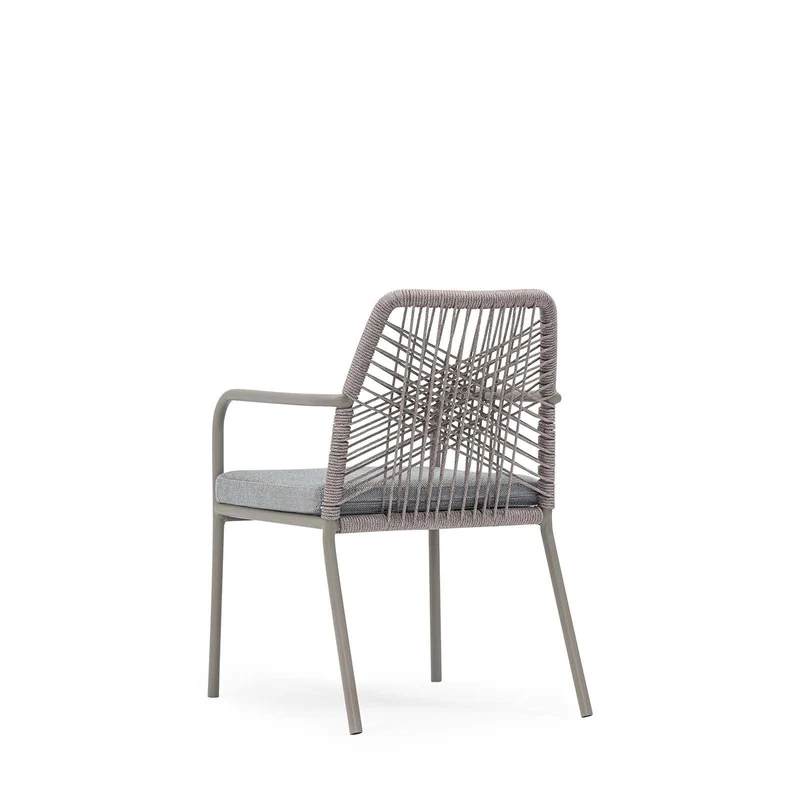 Sancrea Crete 618 - Premium Aluminium & Rope Accent Armchair