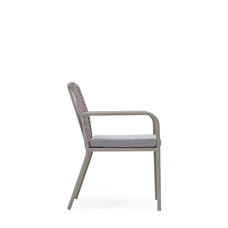 Sancrea Crete 618 - Premium Aluminium & Rope Accent Armchair
