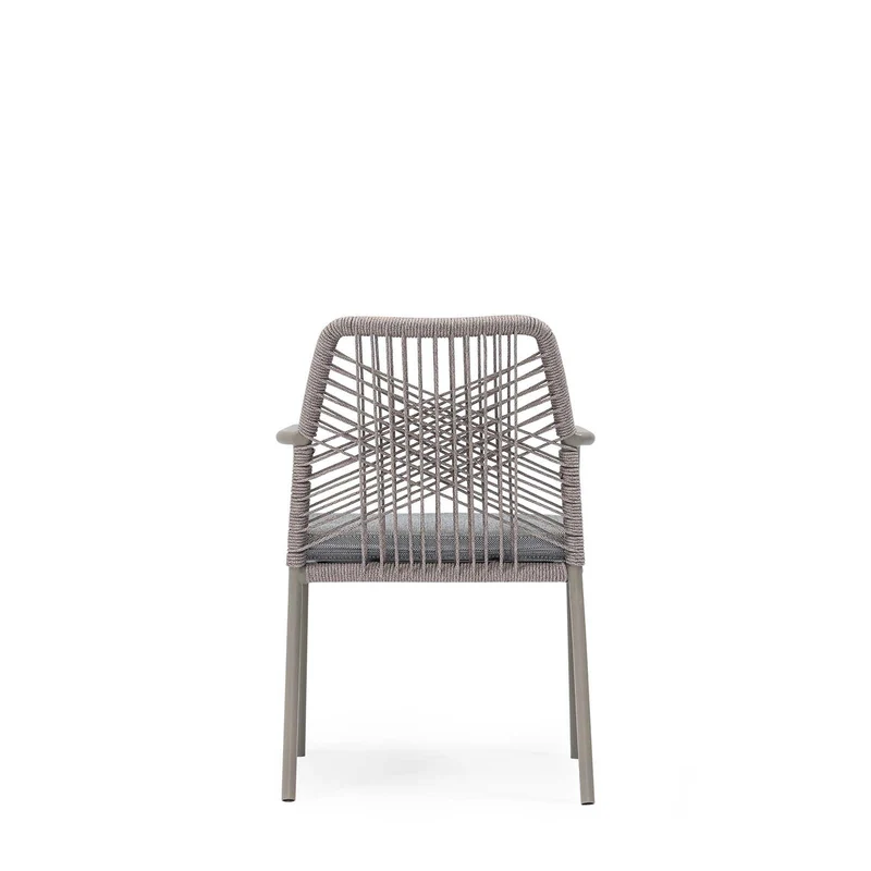 Sancrea Crete 618 - Premium Aluminium & Rope Accent Armchair