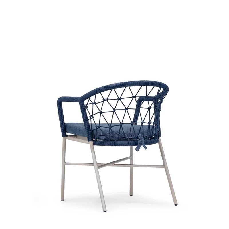 Sancrea Side 627 Premium Aluminium & Rope Accent Chair