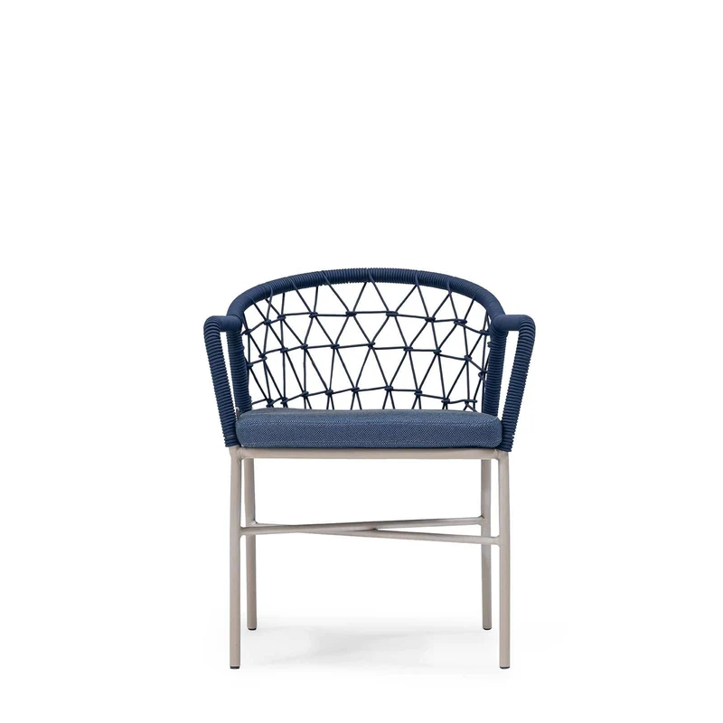 Sancrea Side 627 Premium Aluminium & Rope Accent Chair