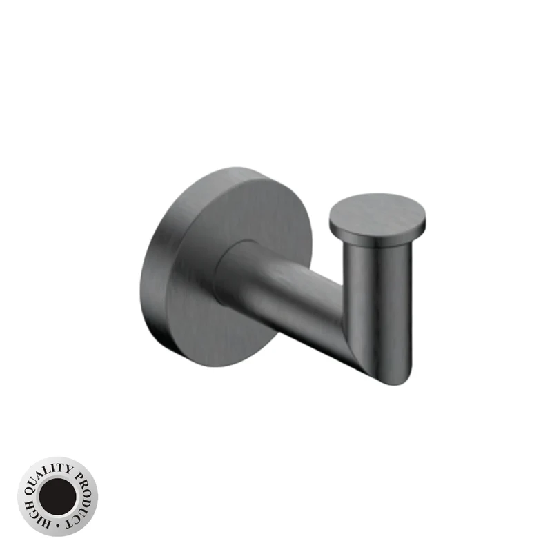 Coloseo Series 6pcs Set - Bathroom Accessories (Gunmetal / Matte Gold)