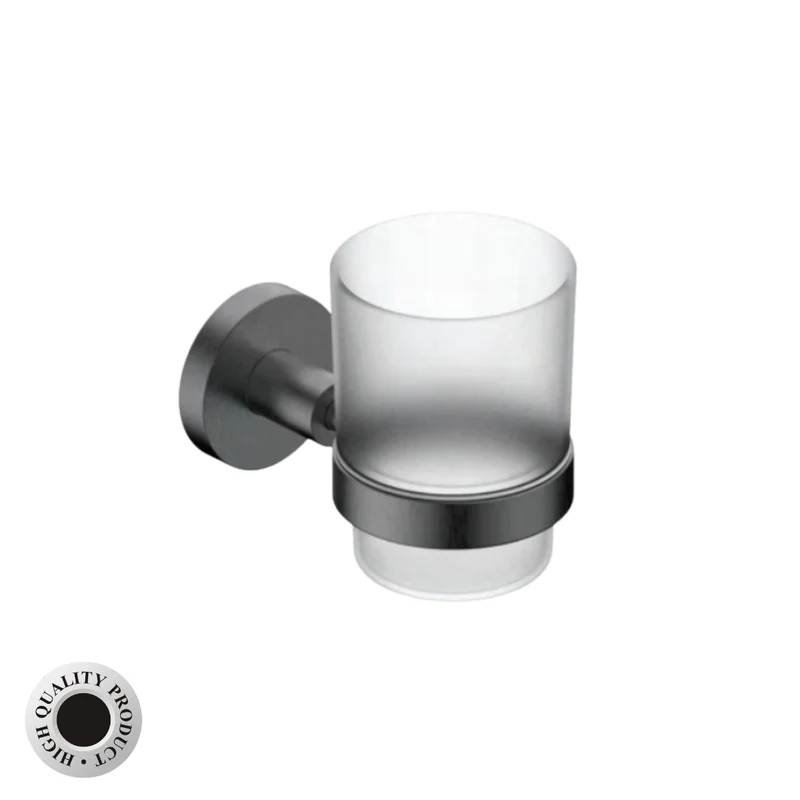 Coloseo Series 6pcs Set - Bathroom Accessories (Gunmetal / Matte Gold)