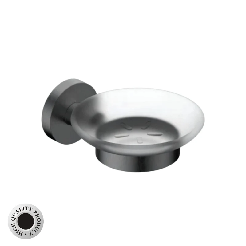 Coloseo Series 6pcs Set - Bathroom Accessories (Gunmetal / Matte Gold)