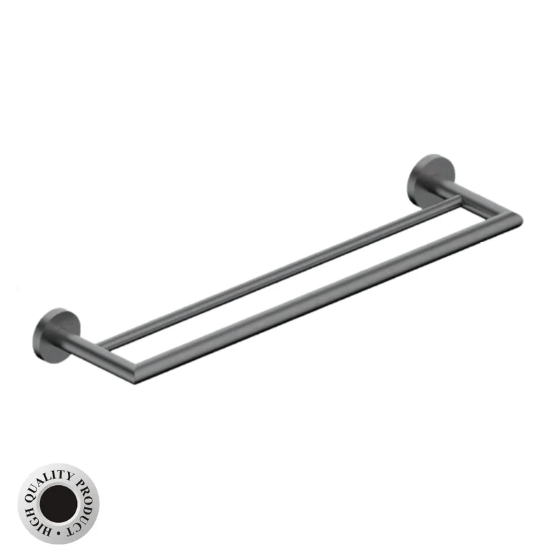 Coloseo Series 6pcs Set - Bathroom Accessories (Gunmetal / Matte Gold)