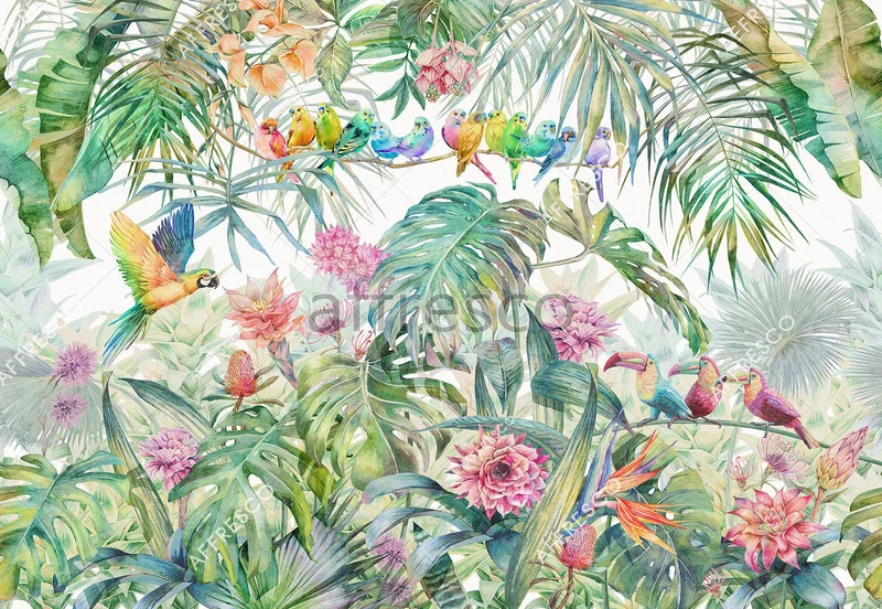 Murals, Frescoes and photo wallpaper. Tropics Art. ID136032