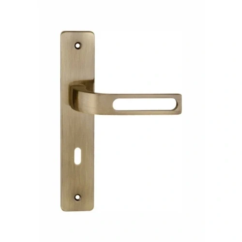 Aluminum Door Handle On Iron Plate(240*40*1.0mm)