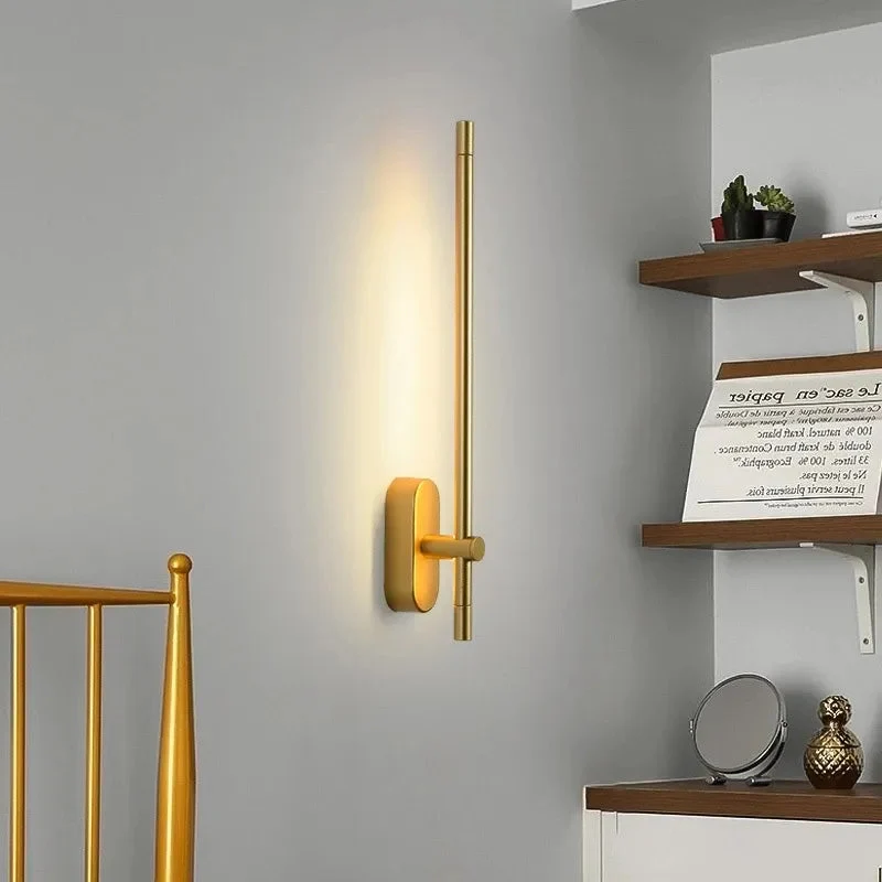 LED Simple Wall Lamp Long Strip Atmosphere Lamp Background Wall Lamp Decoration Modern Staircase Aisle Bedroom Bedside Light