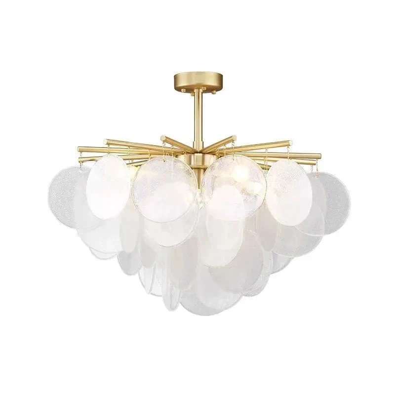 Glass Pendant Match LED Chandelier For Living Room Dining Bedroom Luxury Metal Indoor Decorations Lighting fixtures