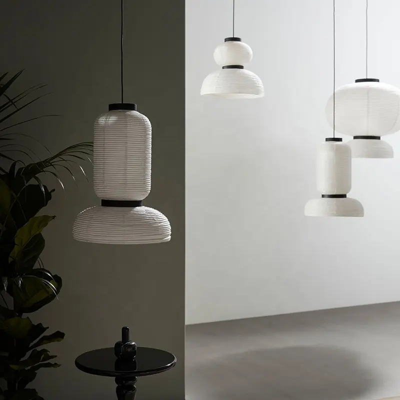 Chandelier Pendant Light Style Rice Paper Modern LED