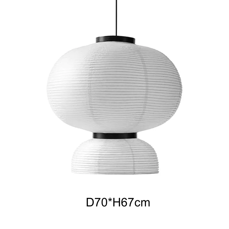 Chandelier Pendant Light Style Rice Paper Modern LED