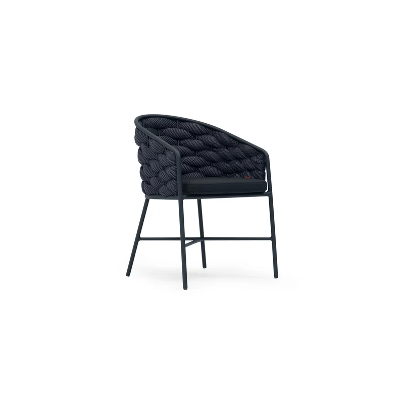 Ovate 623- Premium Aluminium & Rope Accent Chair