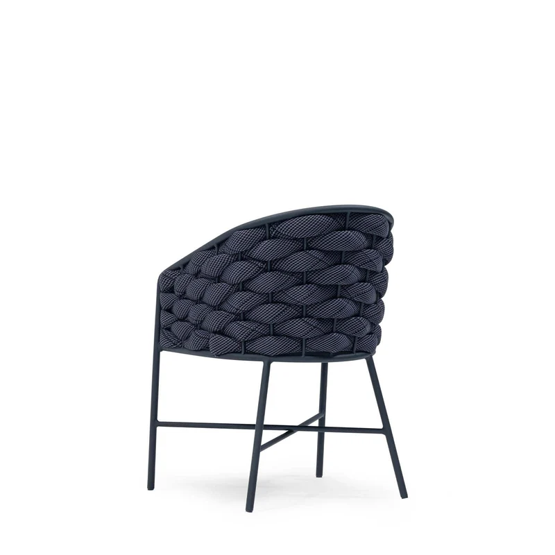 Ovate 623- Premium Aluminium & Rope Accent Chair