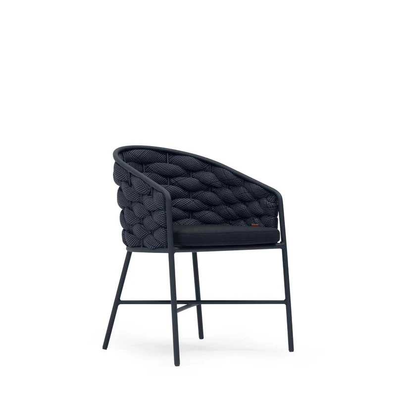 Ovate 623- Premium Aluminium & Rope Accent Chair