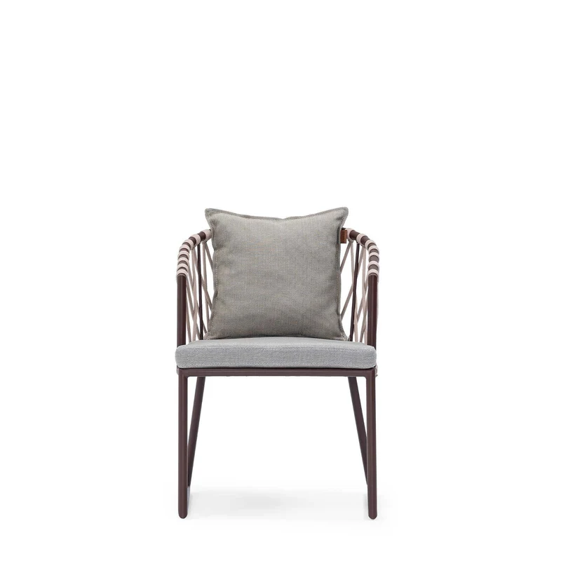 Sancrea Solaris 622- Aluminium & Rope Accent Armchair