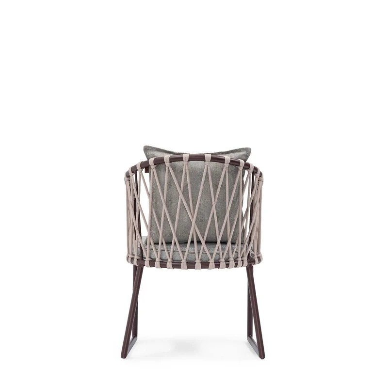 Sancrea Solaris 622- Aluminium & Rope Accent Armchair