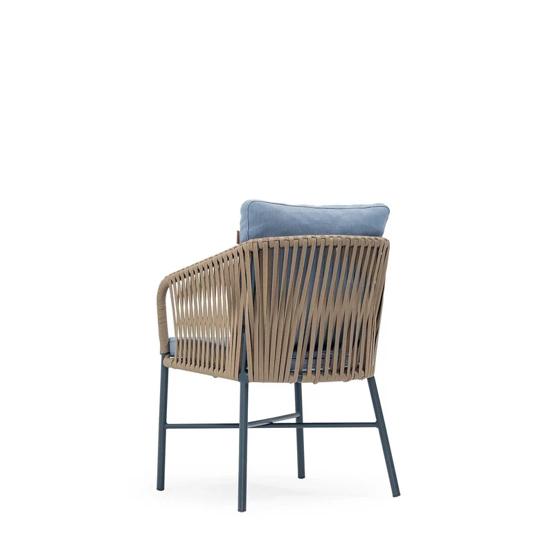Sancrea Canada 621- Aluminium & Rope Accent Chair