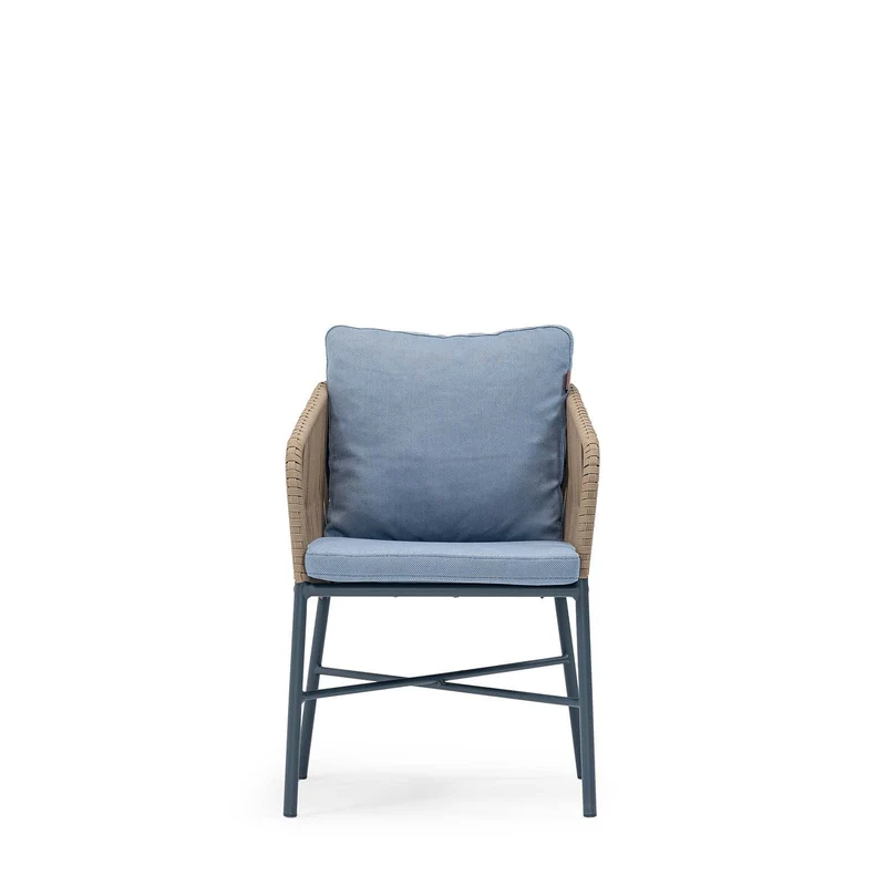 Sancrea Canada 621- Aluminium & Rope Accent Chair
