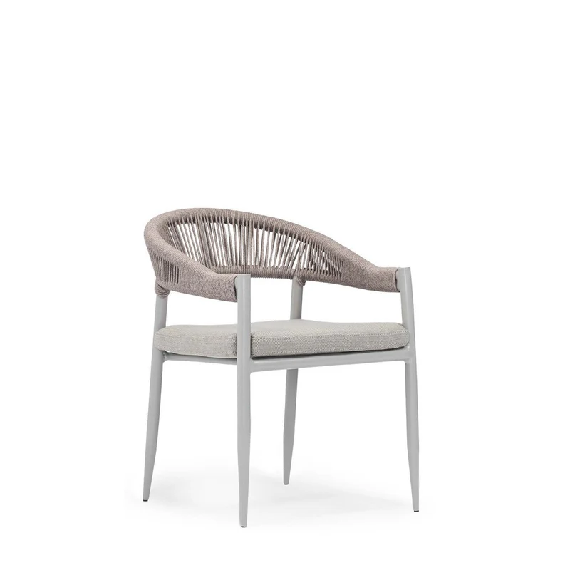 Sancrea Akdeniz 634 - Aluminium & Rope Accent Chair