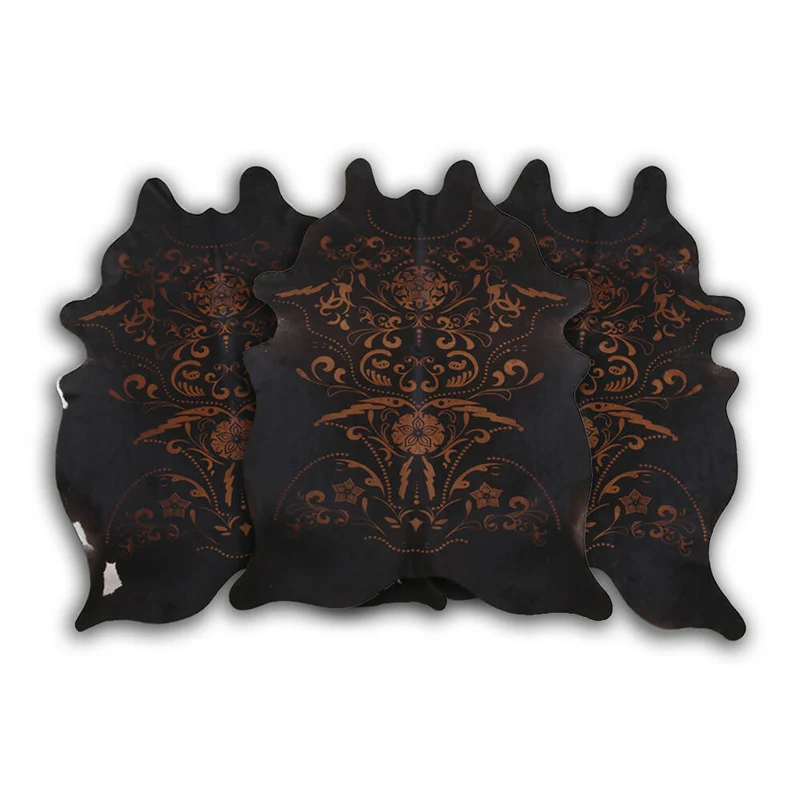 DEKOLAND - Baroque Brown on Black Cowhide