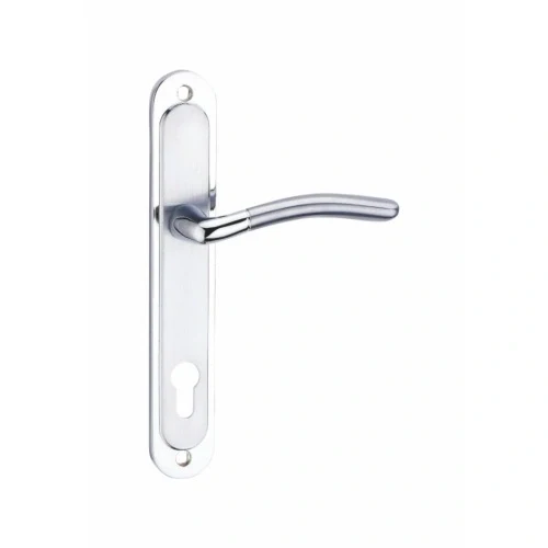 Aluminum Door Handle On Iron Plate(240*40*1.0mm)