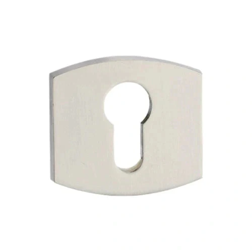 Colorful White Gold Round Escutcheon
