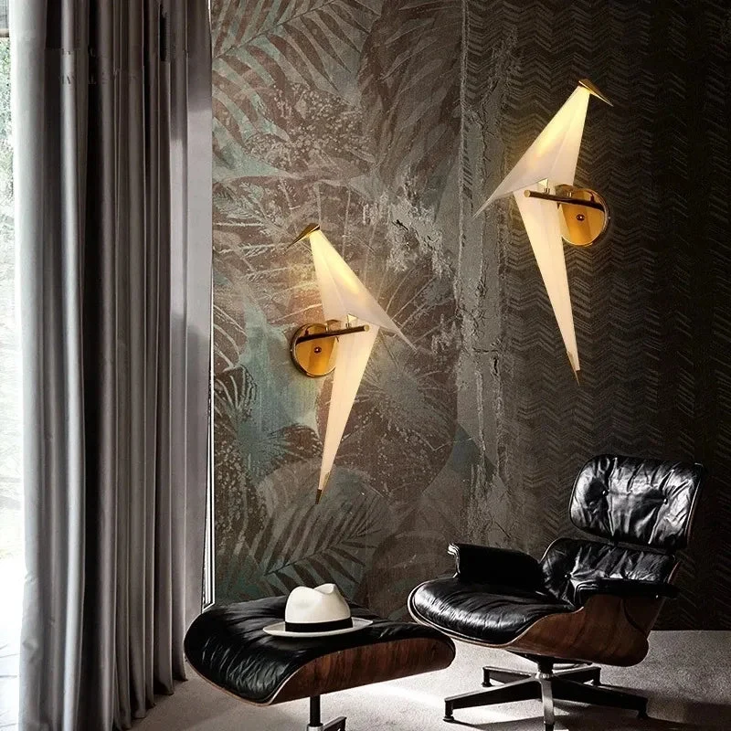 Modern LED wall lamp novelty minimalist living room aisle wall lamp Nordic lighting personality bedroom bedside wall lamp