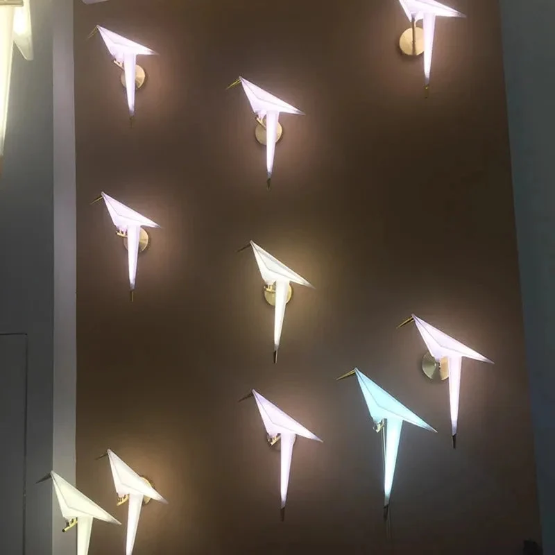 Modern LED wall lamp novelty minimalist living room aisle wall lamp Nordic lighting personality bedroom bedside wall lamp