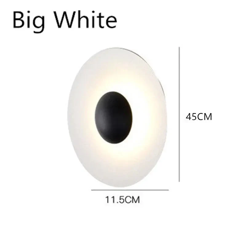 Post-modern creative wood grain living room art wall lamp bedside bedroom sofa wall lamp designer study model room