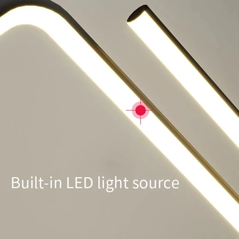 Modern Led Chandelier Lamp For Kitchen Dining Room Minimalist Design Home Decor Creative Restaurant Suspension Light Fixture
